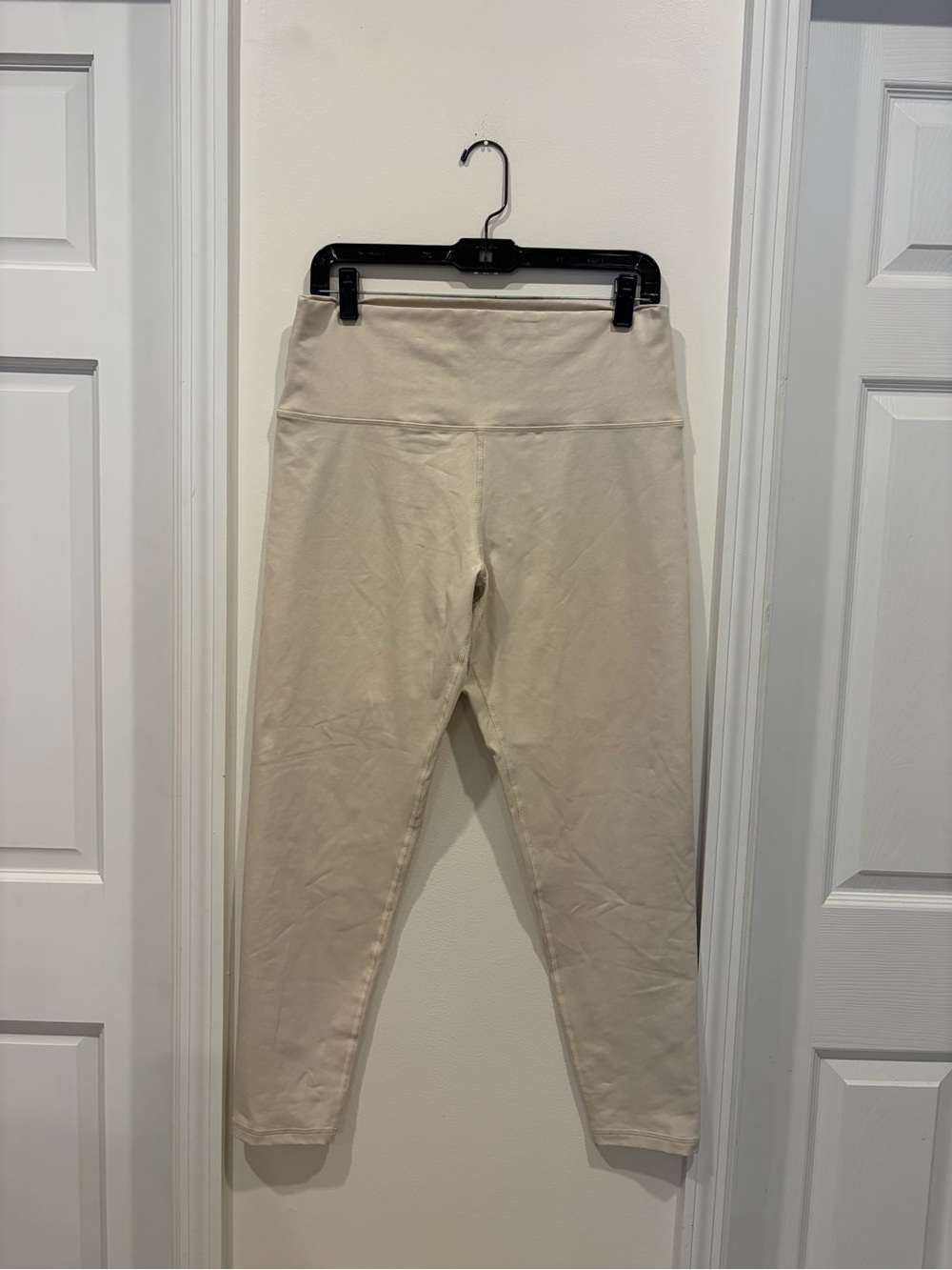 Aerie Houndstooth Monochrome Cream Leggings